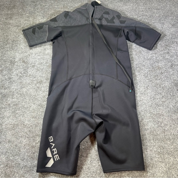 bare Other - Bare 2mm Revel Shorty Wetsuit Men’s XXL Black Gray Scuba Diving Surfing